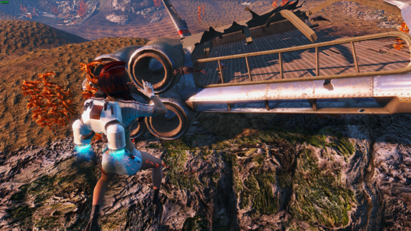 Алиса и Айви прилетели на это место.