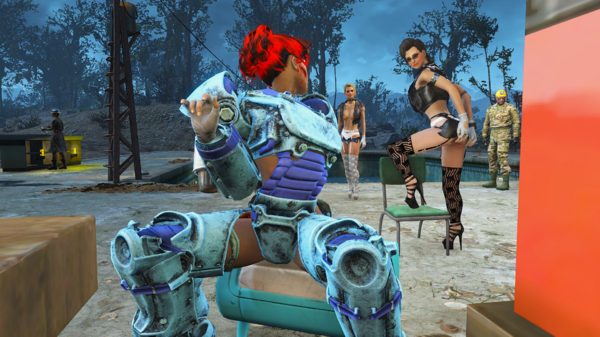 Рокси:-"Алиса оцени мои новые туфли".