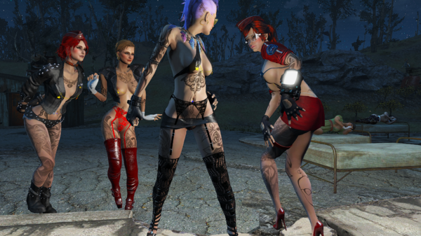 Кейт, Поселенка, Айви и Алиса.