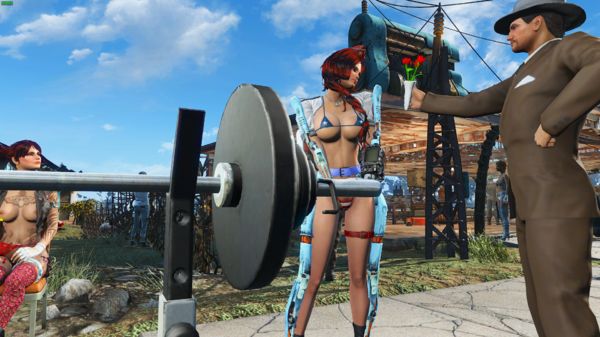 Поселенец:-"Эти цветы Вам...".