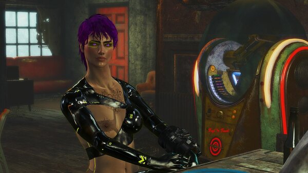 ЕВА в баре.. Fallout-4 (Сборка 6.5)