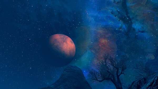 Ночное небо.. SkyrimSE (сборка 6.0)