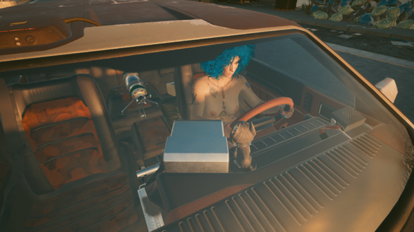 Вика после бурно проведённой ночи в клубе.