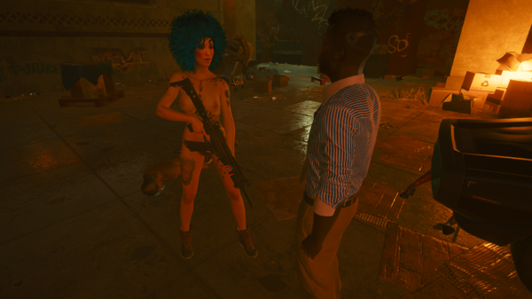 Вика:-"Я в темноте могла принять Вас за бандита".