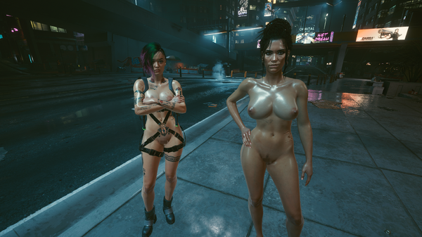 Ви с пресетом Джуди и Панам на улице.