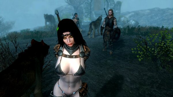 Нора с друзьями в гостях у стаи Предела..