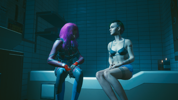 Джуди рассказывает Ви о своих переживаниях.