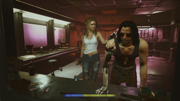 Романтическая сцена Джонни и Альт -1.