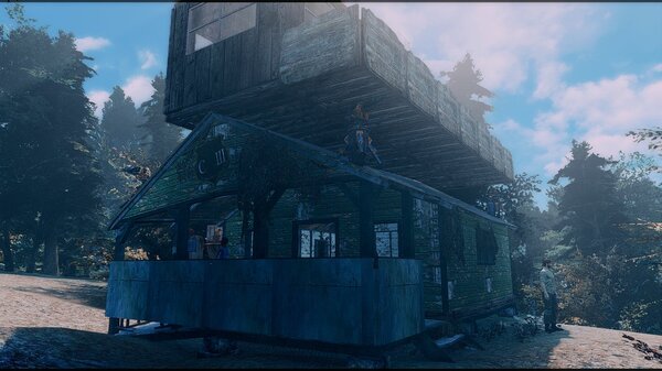 Жилая надстройка.. Poselenia Windfire Fallout-4