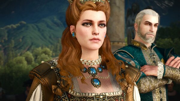 Анна и Геральт.. Ведьмак III (сборка Торна)