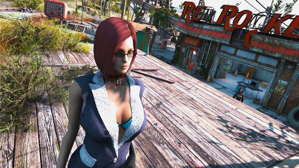 Fallout4 Кейт занимается управлением Красной Ракеты