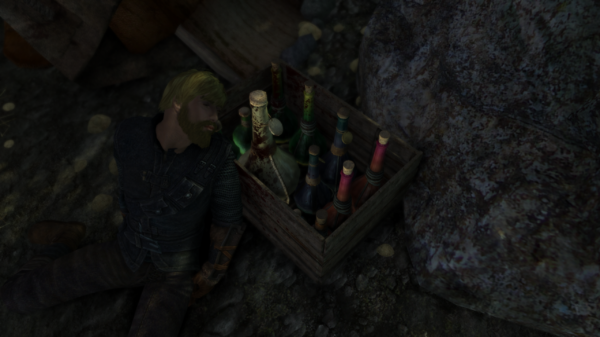 Минибар! Отпил всего по чуть-чуть и вырубился.