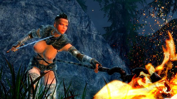 РИЯ бьется с драконом.. SkyrimSE (сборка 6.0)