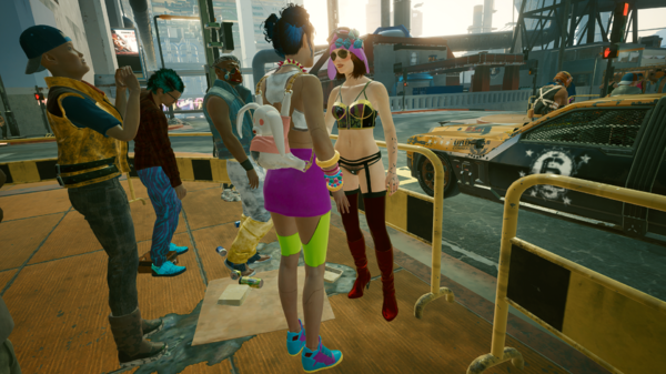 Перед полуфинальным заездом.