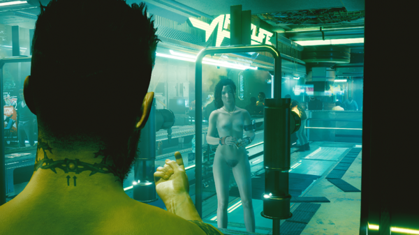 Ви заказывает у Клэр выпивку.