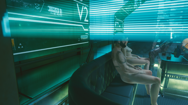 Ви и Бестия расслабляются.