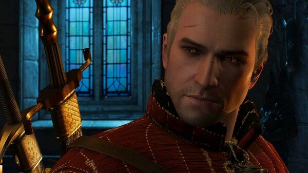 Геральт во дворце Эмгыра.