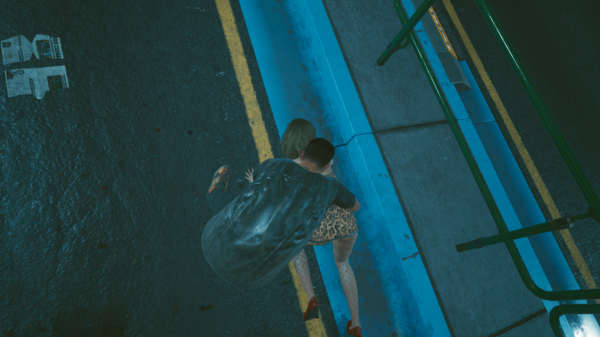 Джонни вытаскивает Руби из перевернувшейся и горящей машины.