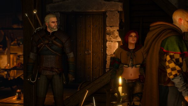 witcher3 Встреча с Трисс