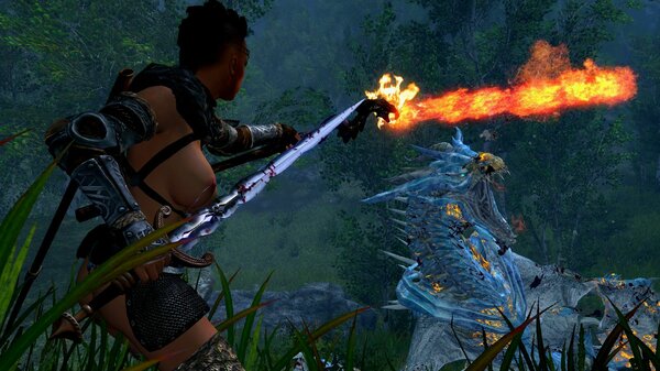 Бой с ледяным драконом.. SkyrimSE (сборка 6.0)