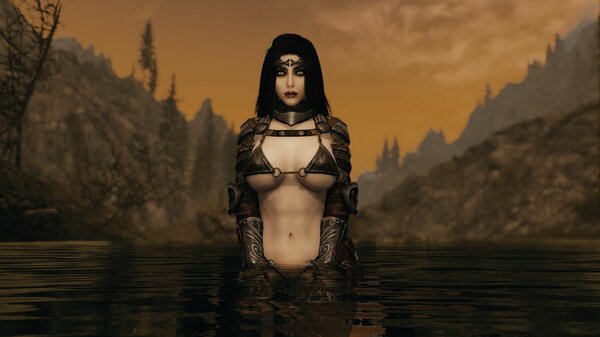 Нора в реке.. SkyrimSE (сборка 6.0)