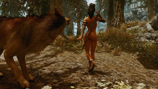 На Дориану сзади заглядываются даже волки ;)