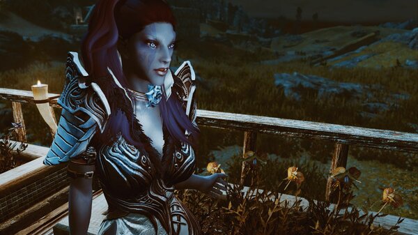 Фиолет у цветов.. SkyrimSE (сборка 6.0)