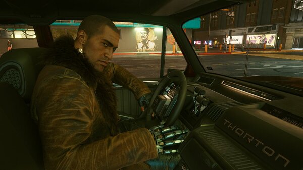 В машине с другом.. Cyberpunk 2077