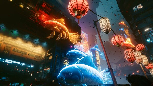 Парад в честь принцессы.. Cyberpunk 2077