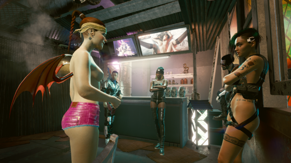 Джуди и Ви топлес.