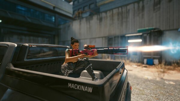 С грузовика удобно стрелять