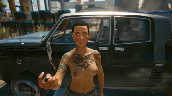ВИ у любимой машины.. Cyberpunk 2077