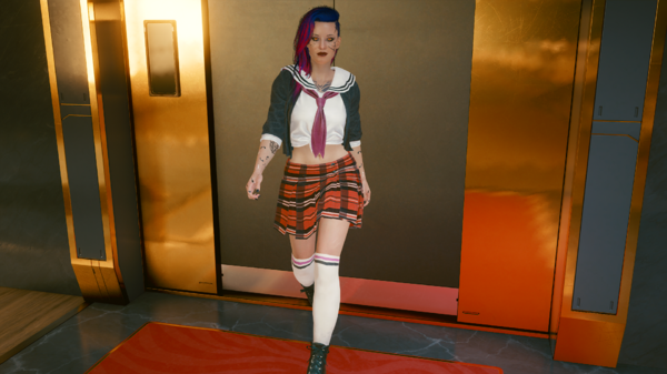 Под утро Ви пришла домой.