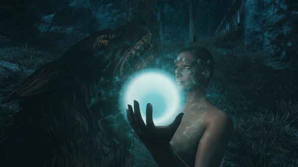 Хукарл Райя приручает вервольфа.