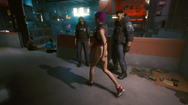 Офицер Петрова:-"Гражданка!".