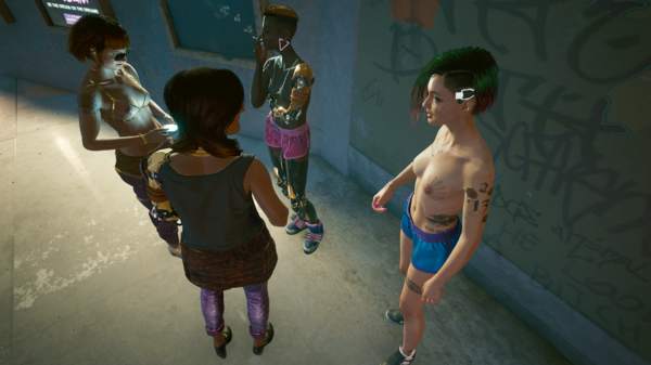 Джуди и её подруги топлес.