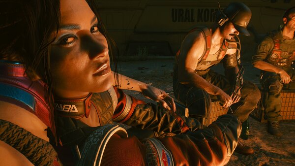 Cyberpunk 2077 у костра