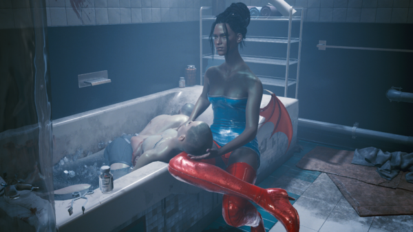 Панам спасает Сандру.