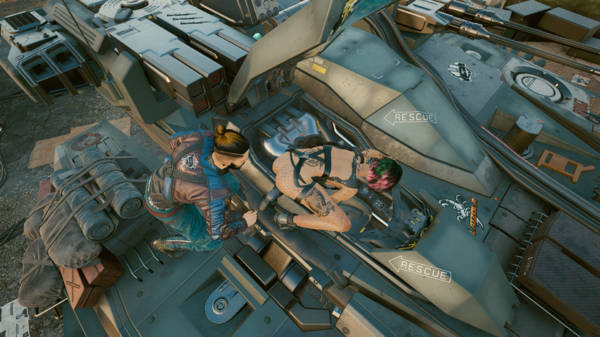 Ви и Джуди угоняют «Василиск».