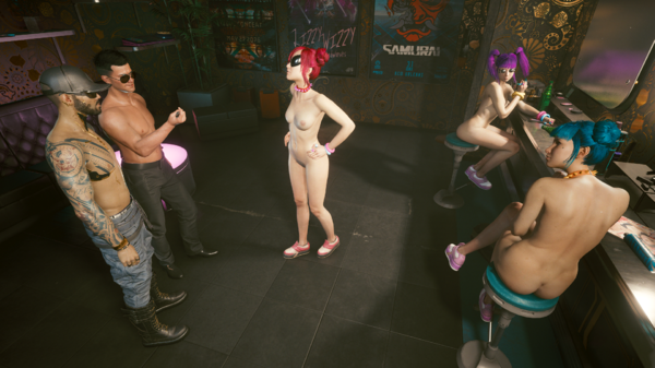 Ви и Керри в гримёрке у группы Us Cracks - 1.