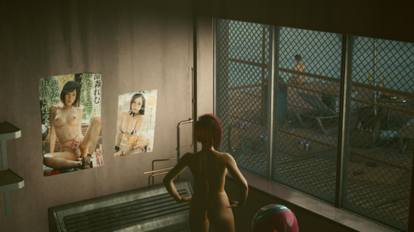 Утром в загородном домике.