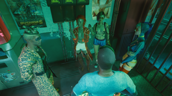 Джуди с друзьями и подругами.