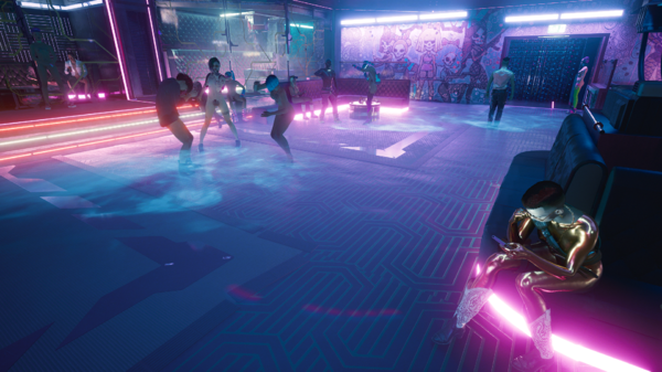 Джуди танцует.