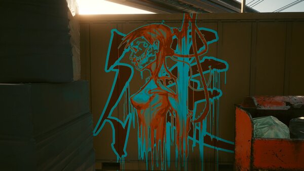 АРТ Найт сити.. Cyberpunk 2077