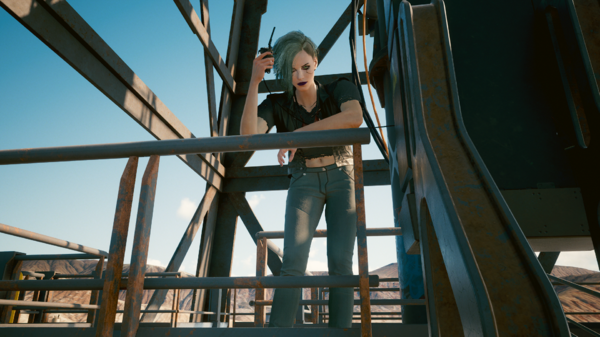 Ви кочевник разговаривает по рации.