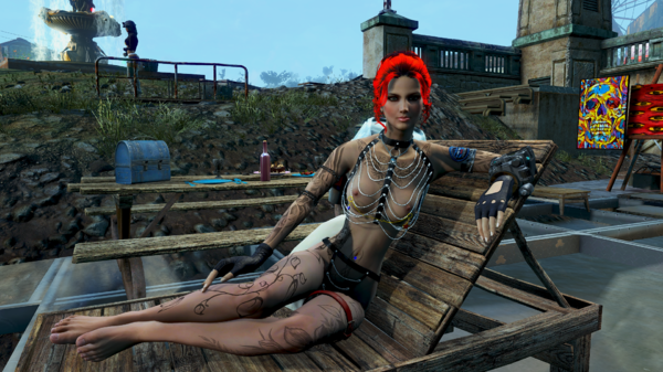 Алиса на причале.