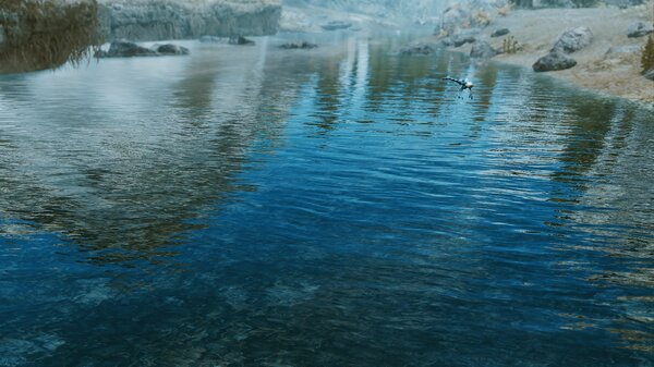 Речной пейзаж.. Skyrim SE (сборка 7.0)