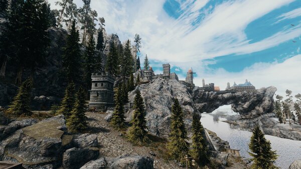 Вид на Солитьюд.. Skyrim SE (сборка 7.0)