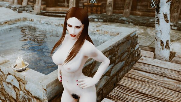 А кожа белая как снег.. SkyrimSE (сборка 6.0)