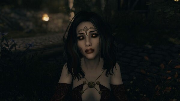 Новый образ Велены, как молодой вампирши.